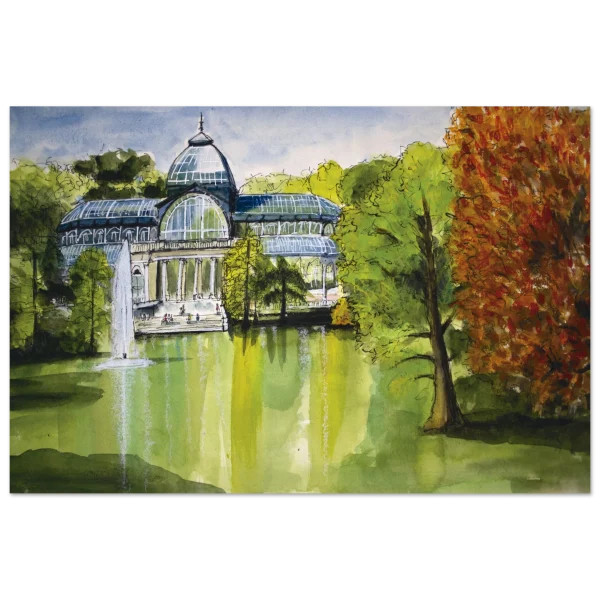 Palacio de Cristal del Retiro de Madrid. Mixed media